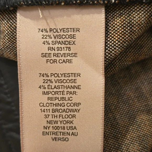 Philosophy brown plaid bootcut trousers - Picture 7 of 8